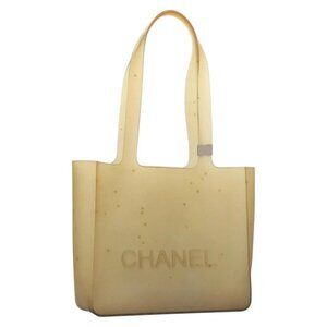 CHANEL Tote Bag Rubber Clear CC Auth